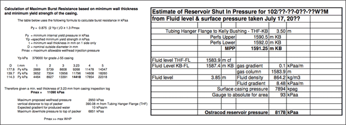 Reservoir Shut In Pressure
